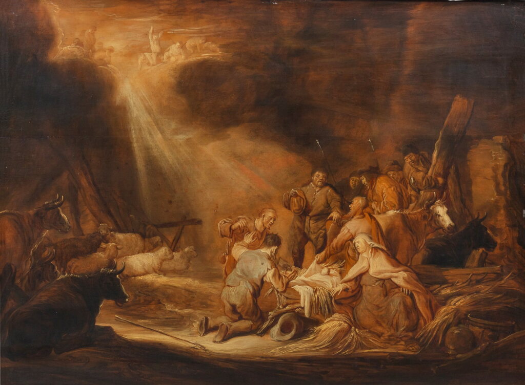 View full screen - View 1 of Lot 17. The Adoration of the Shepherds .