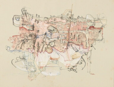 View full screen - View 1 of Lot 251. Christian d'Orgeix | Sans Titre.