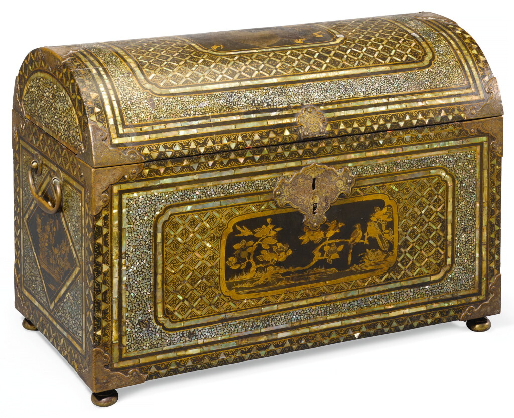 View full screen - View 1 of Lot 113. A LACQUER CHEST FOR THE PORTUGUESE MARKET, MOMOYAMA PERIOD, LATE 16TH CENTURY.