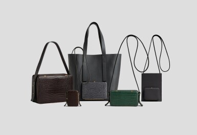 View full screen - View 1 of Lot 17. Group of Leather Handbags.