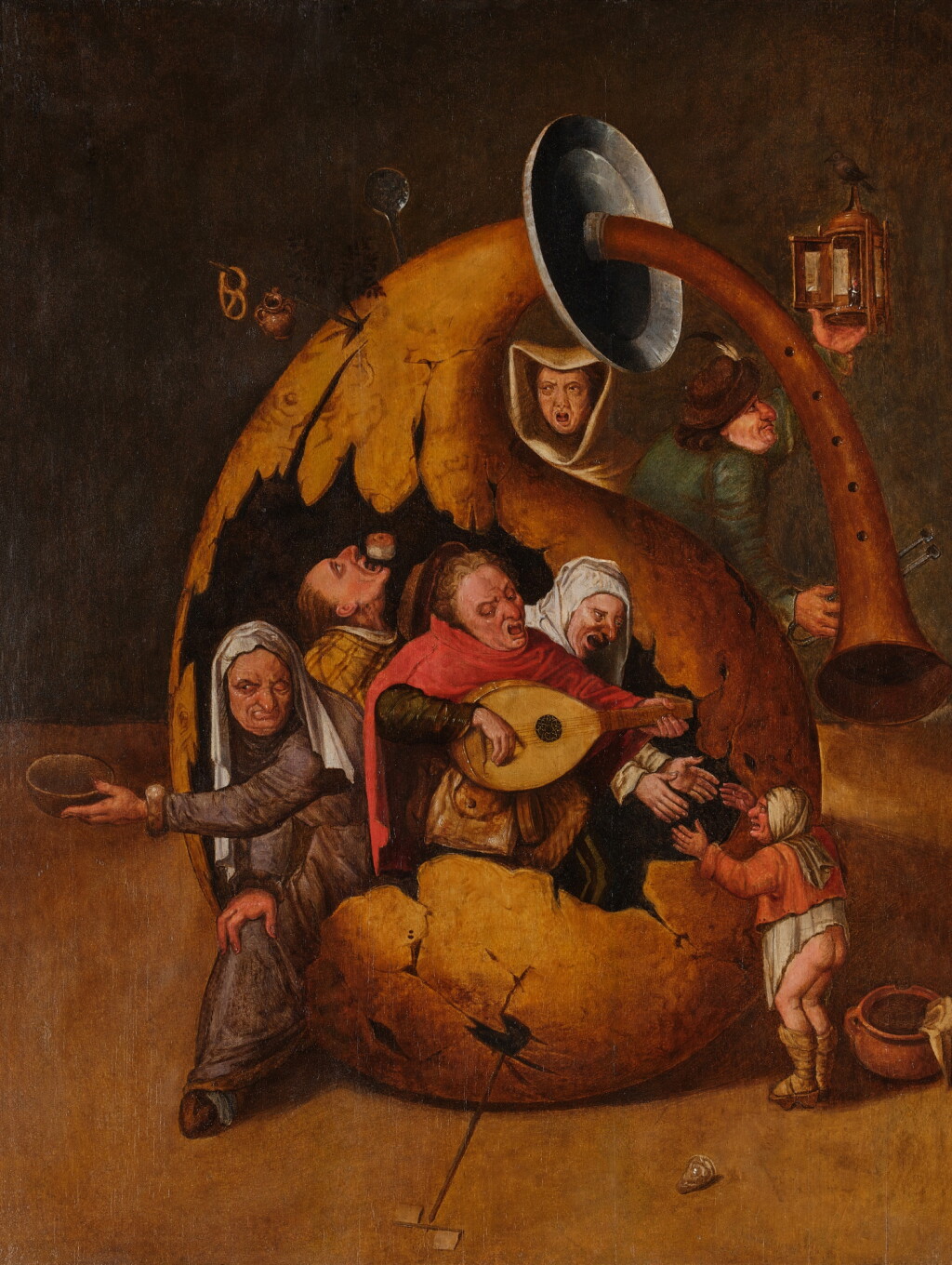 View full screen - View 1 of Lot 401. Merrymakers in a bagpipe.