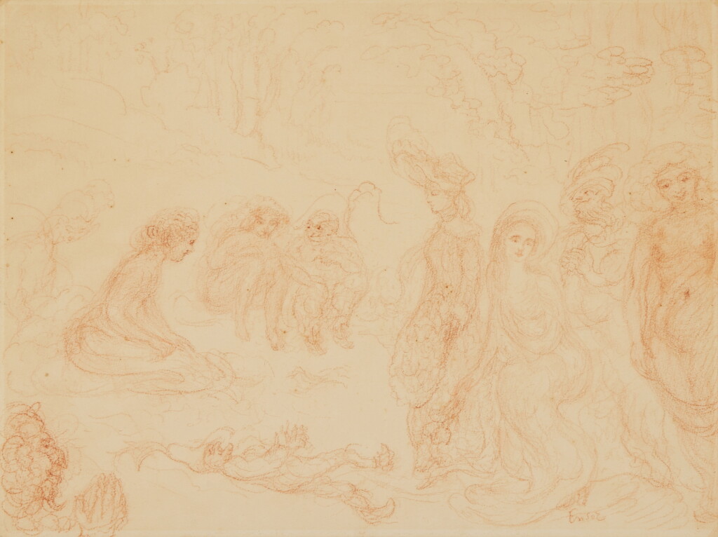 View full screen - View 1 of Lot 1355. La Tentation de St. Antoine.