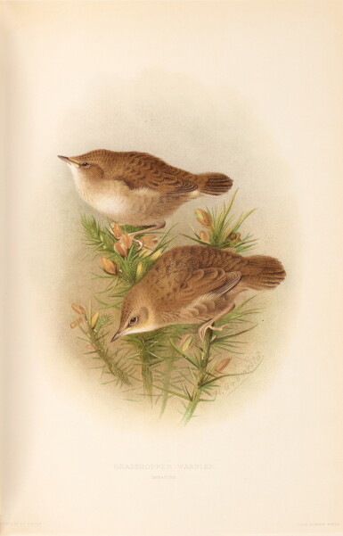 View full screen - View 1 of Lot 118. H. Eliot Howard | The British warblers, 1907-1914, 2 volumes.
