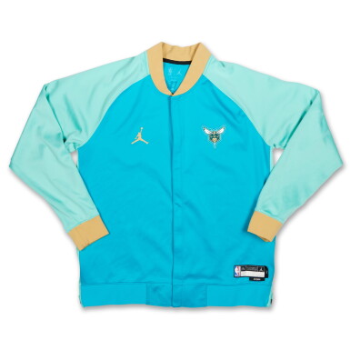 View full screen - View 1 of Lot 272. Aleksej Pokusevski Charlotte Hornets 2023-2024 Game Worn City Edition Warmup Set.