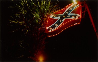 View full screen - View 1 of Lot 180. Untitled (Confederate Flag) (from the portfolio Troubled Waters) .