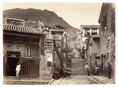 View full screen - View 1 of Lot 292. Thomson | Album of photographs of Hong Kong, c.1870.