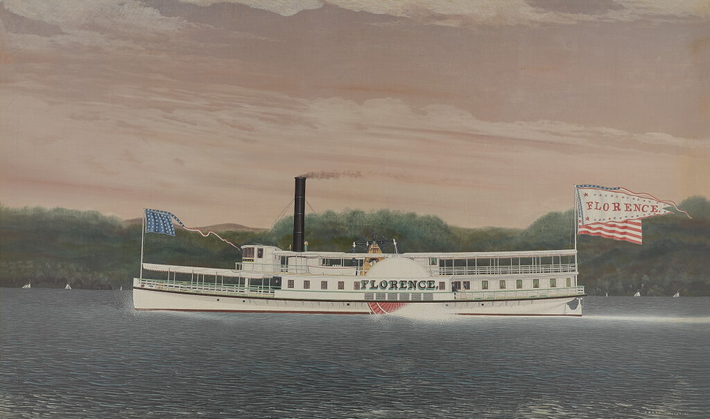 View full screen - View 1 of Lot 84. Steamboat 'Florence'.