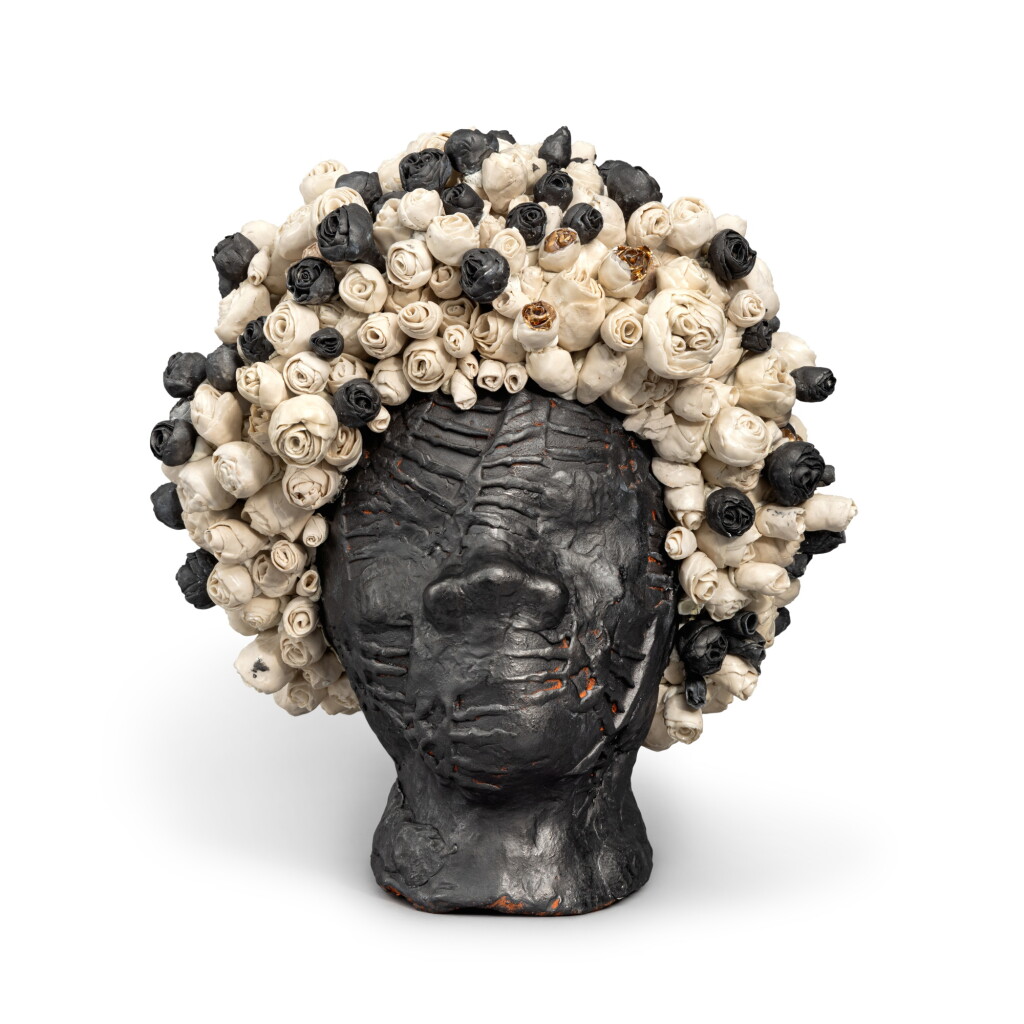 View full screen - View 1 of Lot 512. Head Piece (Black).