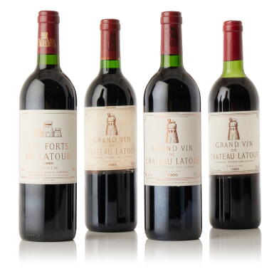 View full screen - View 1 of Lot 8991. Château Latour and Les Forts de Latour (3 BT).