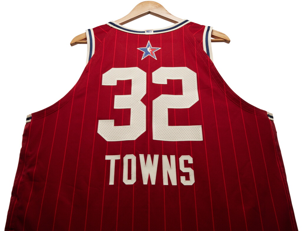 View full screen - View 1 of Lot 24. Karl-Anthony Towns Game Worn ‘NBA All-Star Game’ Complete Uniform | 50 Points.