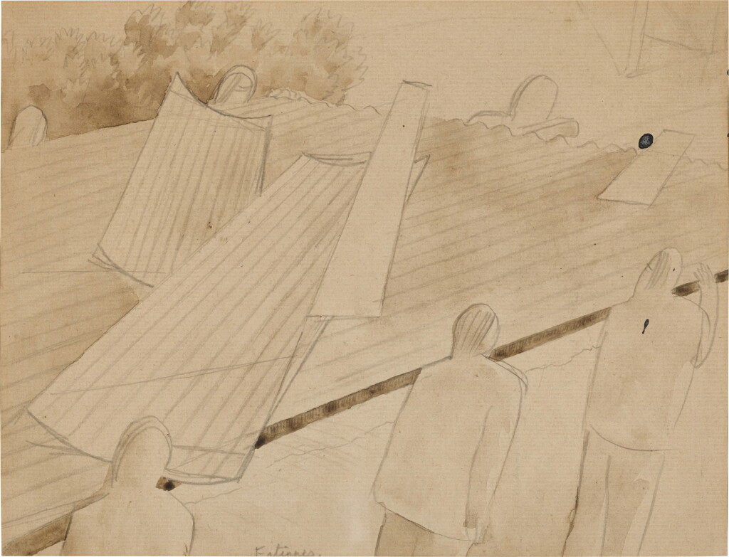 View full screen - View 1 of Lot 363. STUDY FOR ARMY LIFE IN MACEDONIA I.
