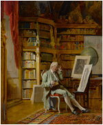 JOHANN HAMZA | THE CONNOISSEUR IN HIS LIBRARY