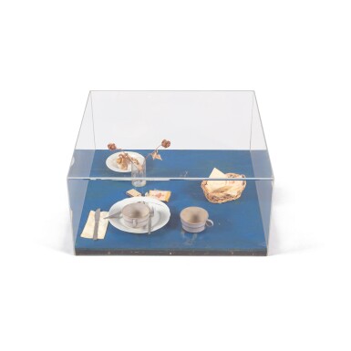 View full screen - View 1 of Lot 307. Aktion Restaurant Spoerri. Tableau Piège.