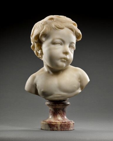 View full screen - View 1 of Lot 73. Bust of a child.