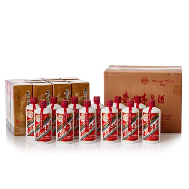 View full screen - View 1 of Lot 5071. 2019年產"飛天牌"貴州茅台酒 (原箱) Kweichow Flying Fairy Moutai 2019 (12 BT50).