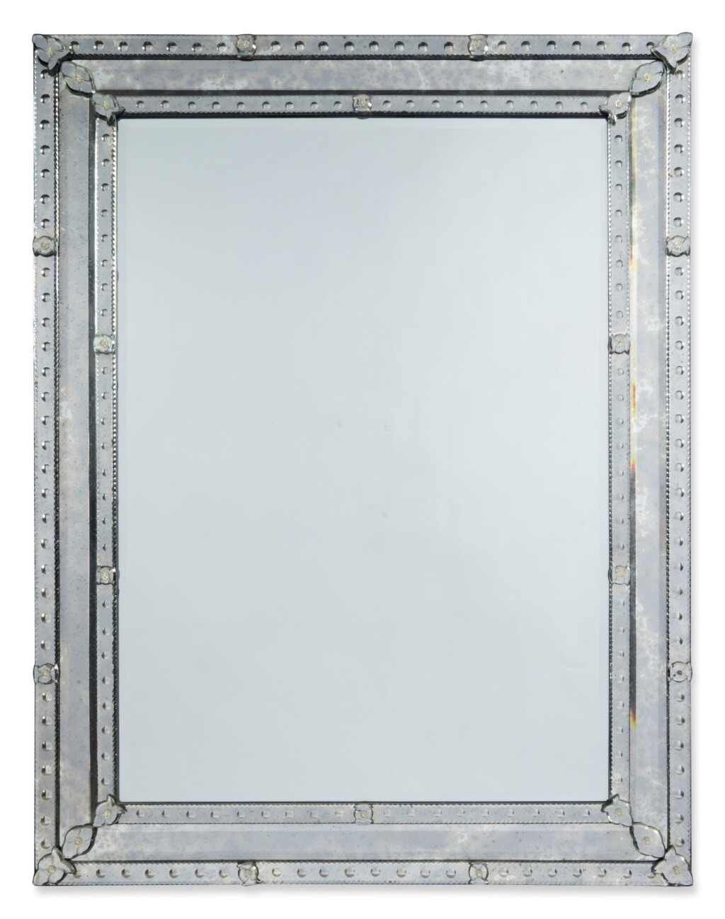View full screen - View 1 of Lot 118. A Venetian Etched Glass Mirror, late 19th/early 20th century.