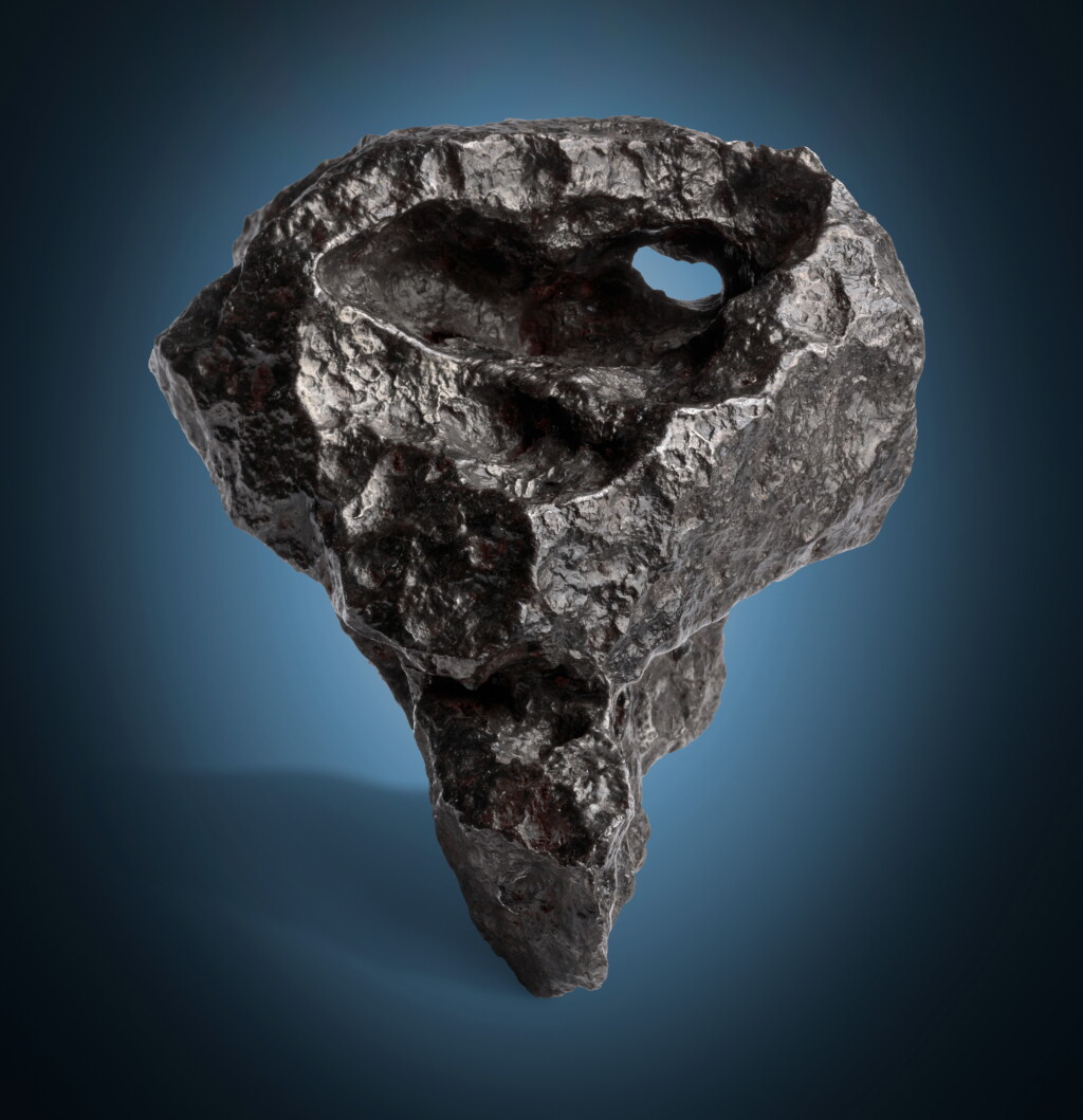 View full screen - View 1 of Lot 101. Campo Del Cielo Meteorite With Natural Hole.