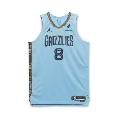 View full screen - View 1 of Lot 31. Jaren Jackson Jr. Memphis Grizzlies 2025-2026 Emirates NBA Cup Game Worn Statement Edition Jersey.