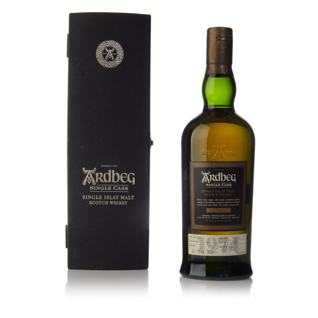 View full screen - View 1 of Lot 21. Ardbeg Single Cask #4985 46.7 abv 1974 (1 Bottle 70cl).