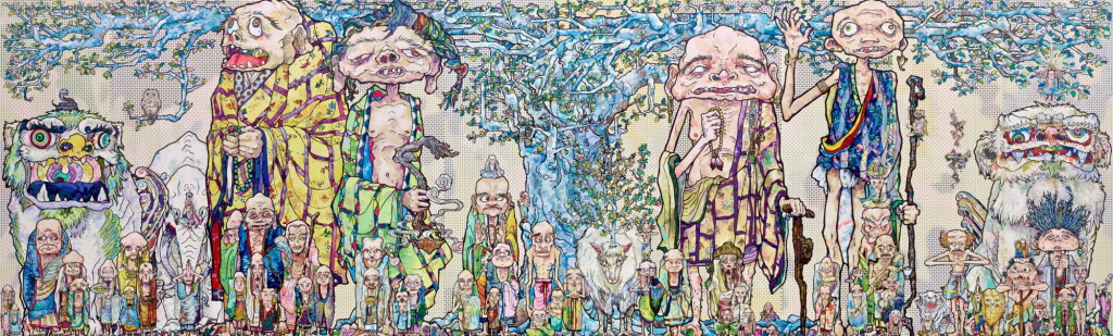 View full screen - View 1 of Lot 1134. Takashi Murakami 村上隆 | 69 Arhats Beneath the Bodhi Tree 菩提樹下六十九羅漢.