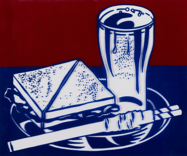 View full screen - View 1 of Lot 108. Sandwich and Soda, from X + X (Ten Works by Ten Painters).