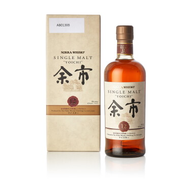 View full screen - View 1 of Lot 5064. 余市 Nikka Yoichi 12 Year Old Single Malt Whisky 45.0 abv NV (1 BT70).