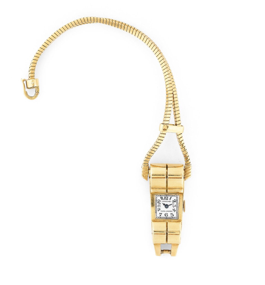View full screen - View 1 of Lot 70. CHAUMET | MONTRE BRACELET DE DAME OR | LADY'S GOLD WRISTWATCH.