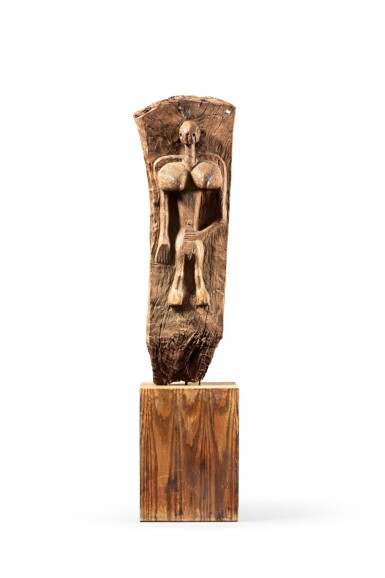 View full screen - View 1 of Lot 92. Pilier toguna, Bamana, Mali | Bamana toguna pillar, Mali.