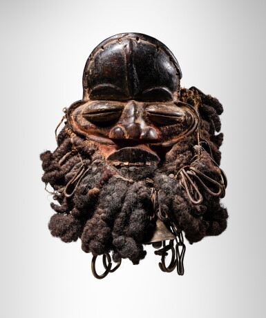 View full screen - View 1 of Lot 41. We-Yobe Mask, Côte d'Ivoire.