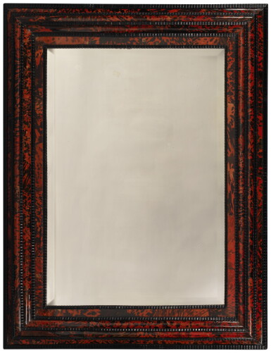 View full screen - View 1 of Lot 1. A FLEMISH TORTOISESHELL VENEERED AND EBONY MIRROR, SECOND HALF 19TH CENTURY.