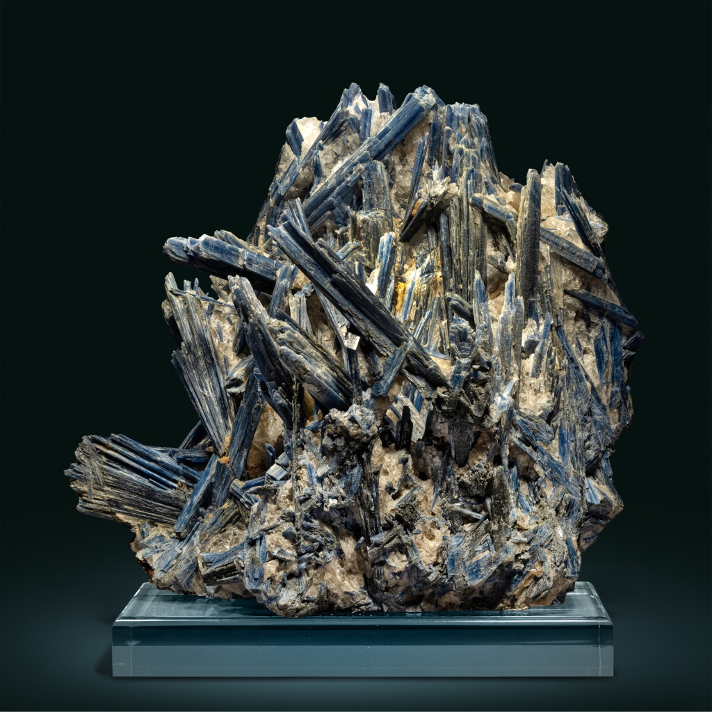 View full screen - View 1 of Lot 70. Kyanite and Quartz Cluster.
