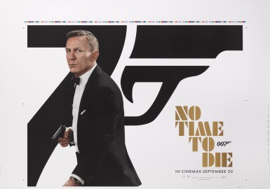 View full screen - View 1 of Lot 42. No Time to Die (2021), advance September 30 printer's proof poster, British.