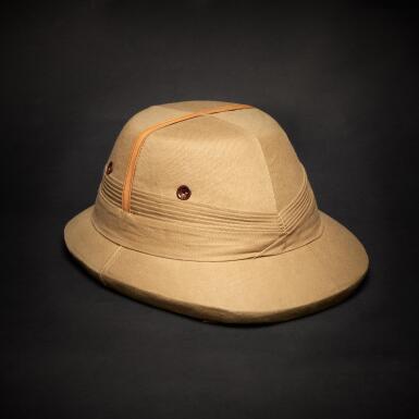 View full screen - View 1 of Lot 178. Bing Crosby's Pith Helmet, worn in 'The Road to Zanzibar', (Paramount Pictures) 1941,.