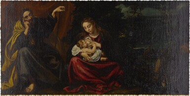 View full screen - View 1 of Lot 149. The Rest on the Flight into Egypt.