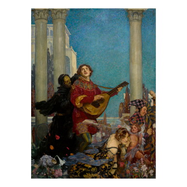 View full screen - View 1 of Lot 487. JOHN HENRY AMSHEWITZ, R.B.A. | DEATH'S ARREST.