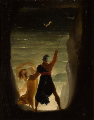 View full screen - View 1 of Lot 88. JOSEPH SEVERN | PROSPERO AND ARIEL, FROM SHAKESPEARE'S THE TEMPEST.