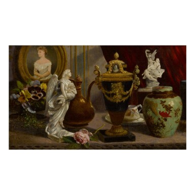 View full screen - View 1 of Lot 42. JOHN O'BRIEN INMAN | VICTORIAN STILL LIFE.