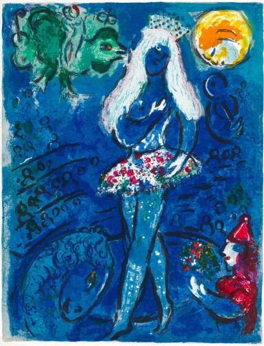 View full screen - View 1 of Lot 47. MARC CHAGALL | LE CIRQUE: ONE PLATE (M. 516; C. BKS. 68).