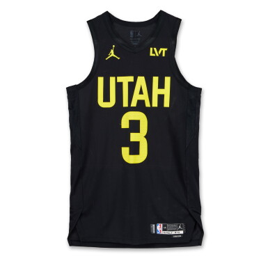 View full screen - View 1 of Lot 164. Keyonte George Utah Jazz 2024-2025 Kia NBA Tip-Off Game Worn Statement Edition Jersey.