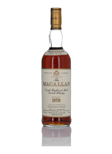 View full screen - View 1 of Lot 20. The Macallan 18 Year Old 43.0 abv 1970 (1 BT 75cl).