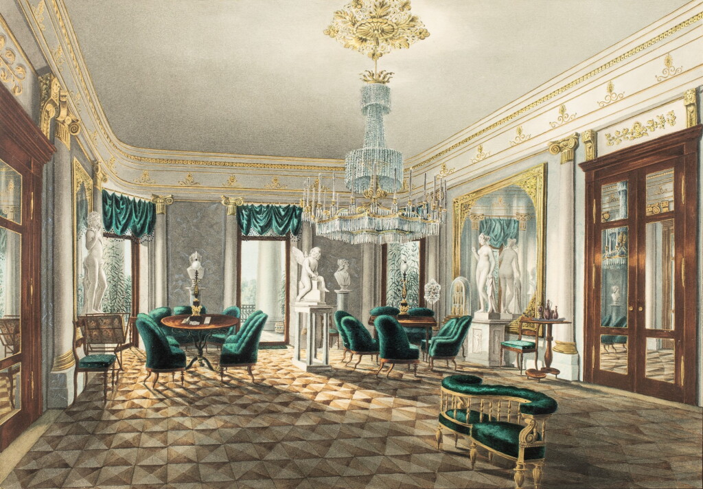 View full screen - View 1 of Lot 240. JOHANN BAPTIST KUHN | Neoclassical Drawing room | Salon néoclassique.