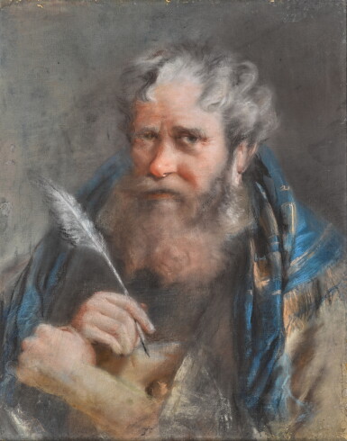 View full screen - View 1 of Lot 64. Head of an evangelist.