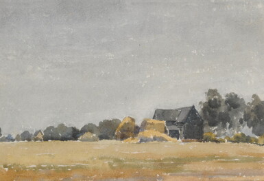 View full screen - View 1 of Lot 7. Landscape with a Barn.