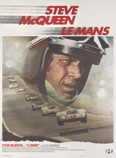 View full screen - View 1 of Lot 302. LE MANS (1971) POSTER, FRENCH.