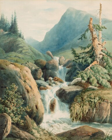 View full screen - View 1 of Lot 169. Torrent under the Chamossaire | Torrent au Chamossaire.