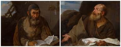 View full screen - View 1 of Lot 167. A pair of apostles.