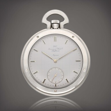 View full screen - View 1 of Lot 54. Reference 5215 Ingenieur | A stainless steel open faced watch, Circa 1990.