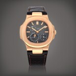 Nautilus 'Geneva Seal', Reference 5712R-001 | A pink gold wristwatch with moon phases, date and power reserve indication | Circa 2009