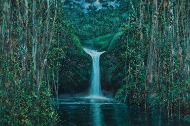 View full screen - View 1 of Lot 30. Forest Waterfall.