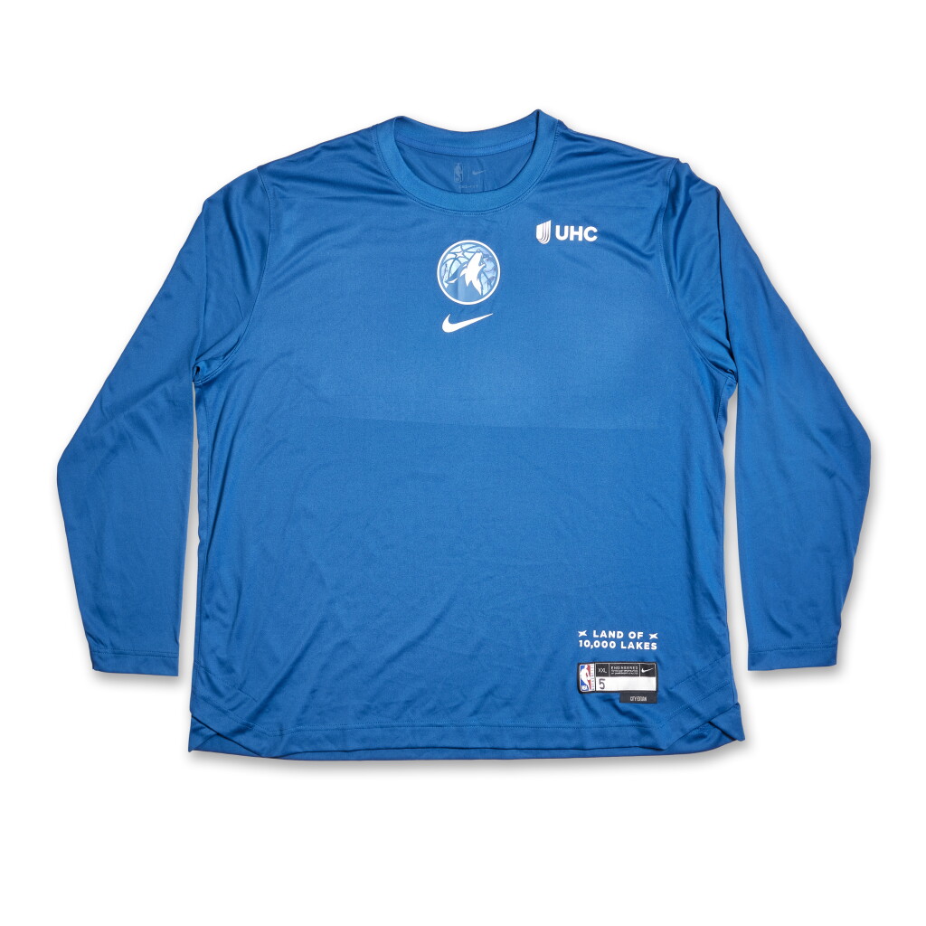 View full screen - View 1 of Lot 16. Anthony Edwards Minnesota Timberwolves 2023-2024 Game Issued City Edition Warmup Set.